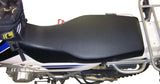 (93-07) XT225 Serow *Standard Comfort*  (Black Carbon Fiber Sides / Black Semi-Grip Top) {Black Stitching} - Seat Concepts